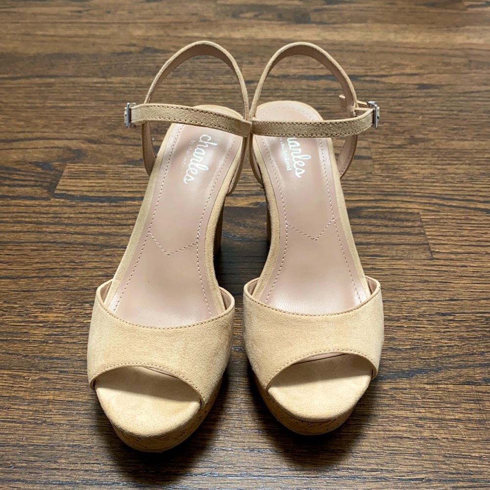 Suede Wedge Heels